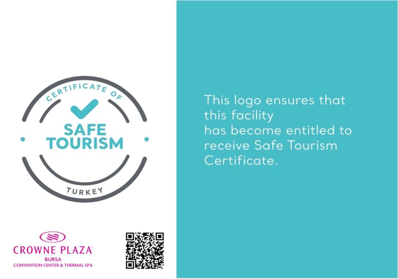 Crowne Plaza Bursa Convention Center & Thermal Spa By Ihg Luaran gambar Safe Tourism Certificate
